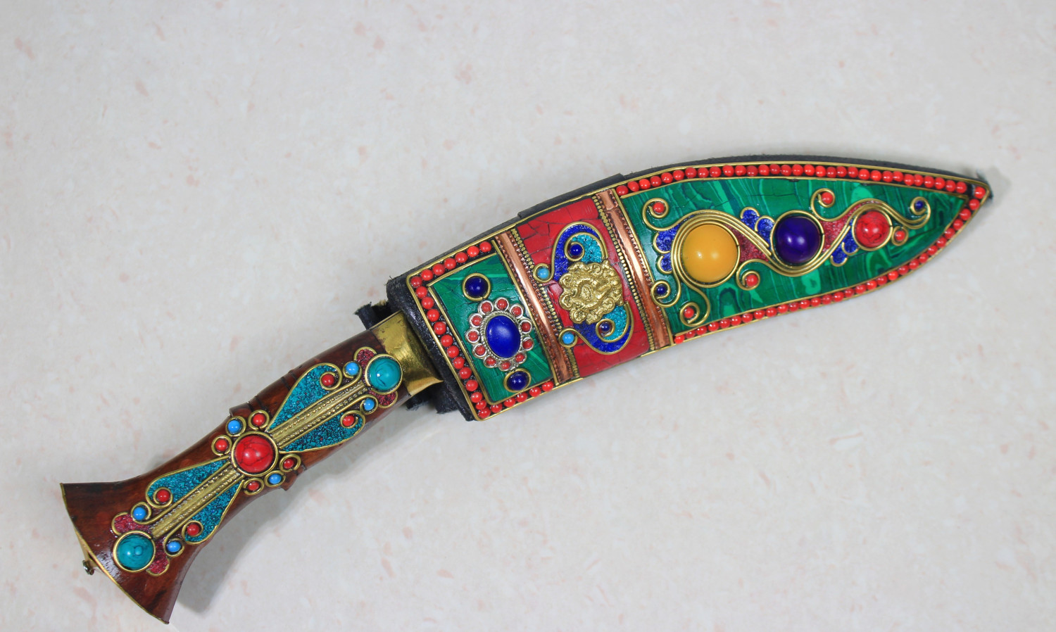 Metal Dagger Stone Work