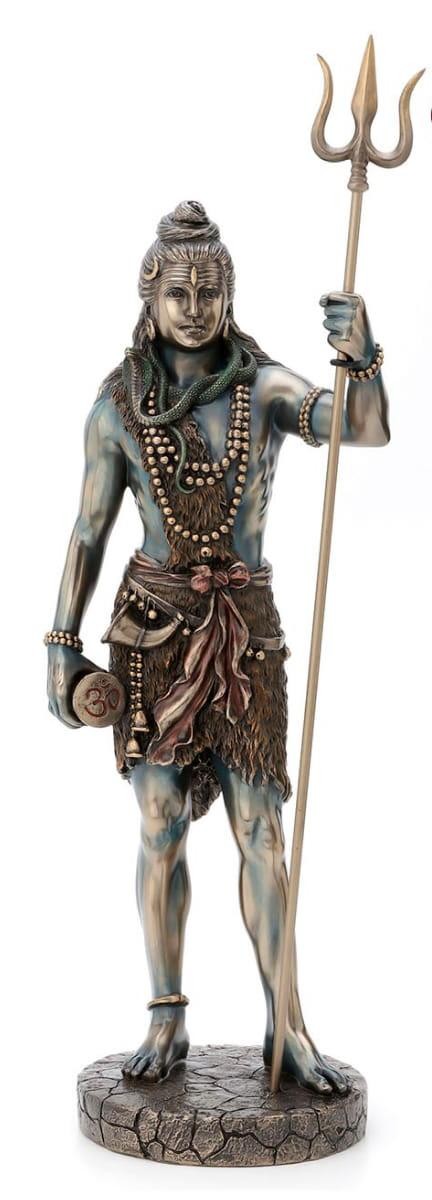 Copper Finish Big Shiva Statue