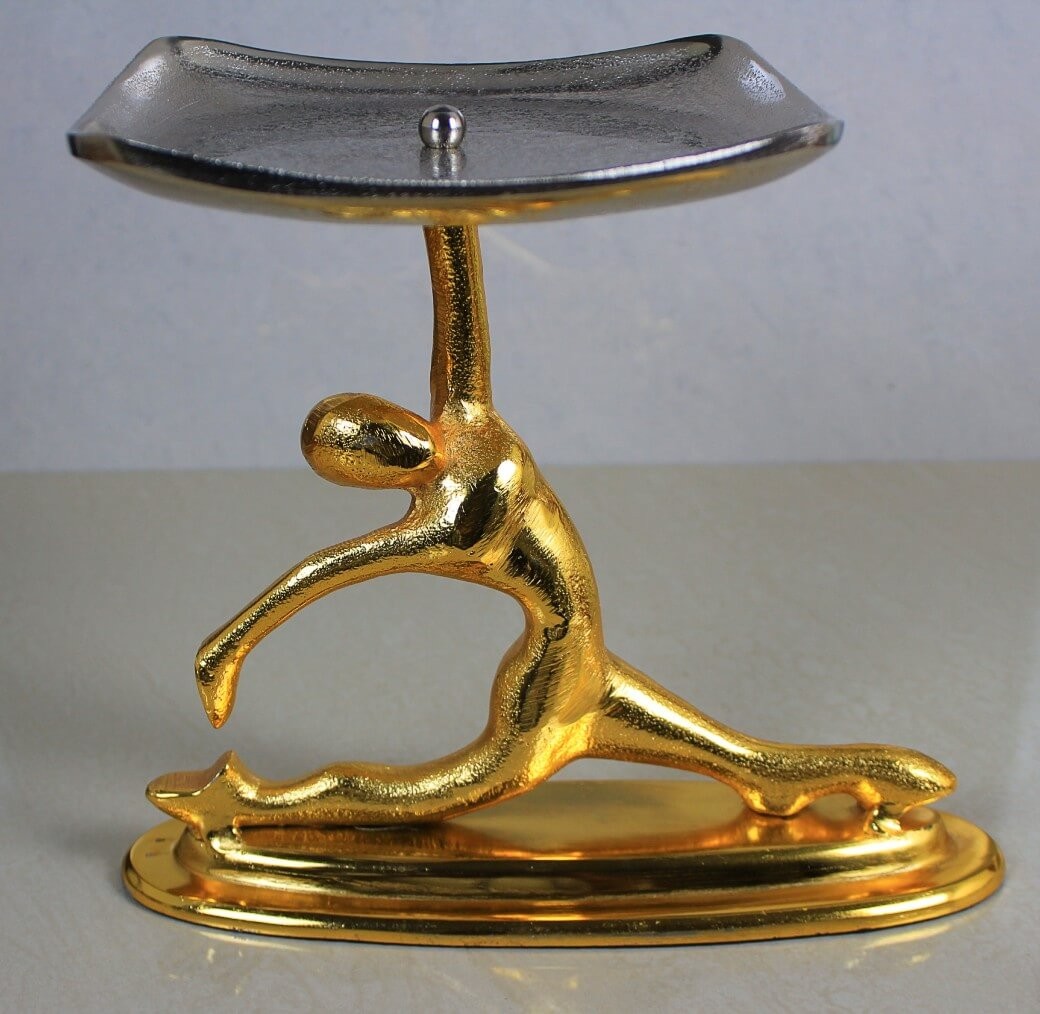 Double Tone Aluminium Serving Tray | Table Decor | Best For Birthday Party