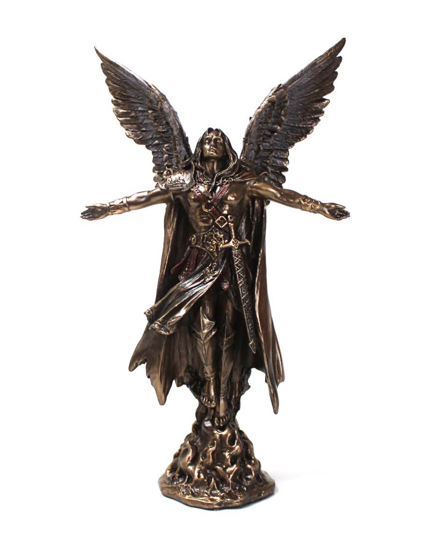 POLYRESIN SAINT MICHAEL FIGURINE