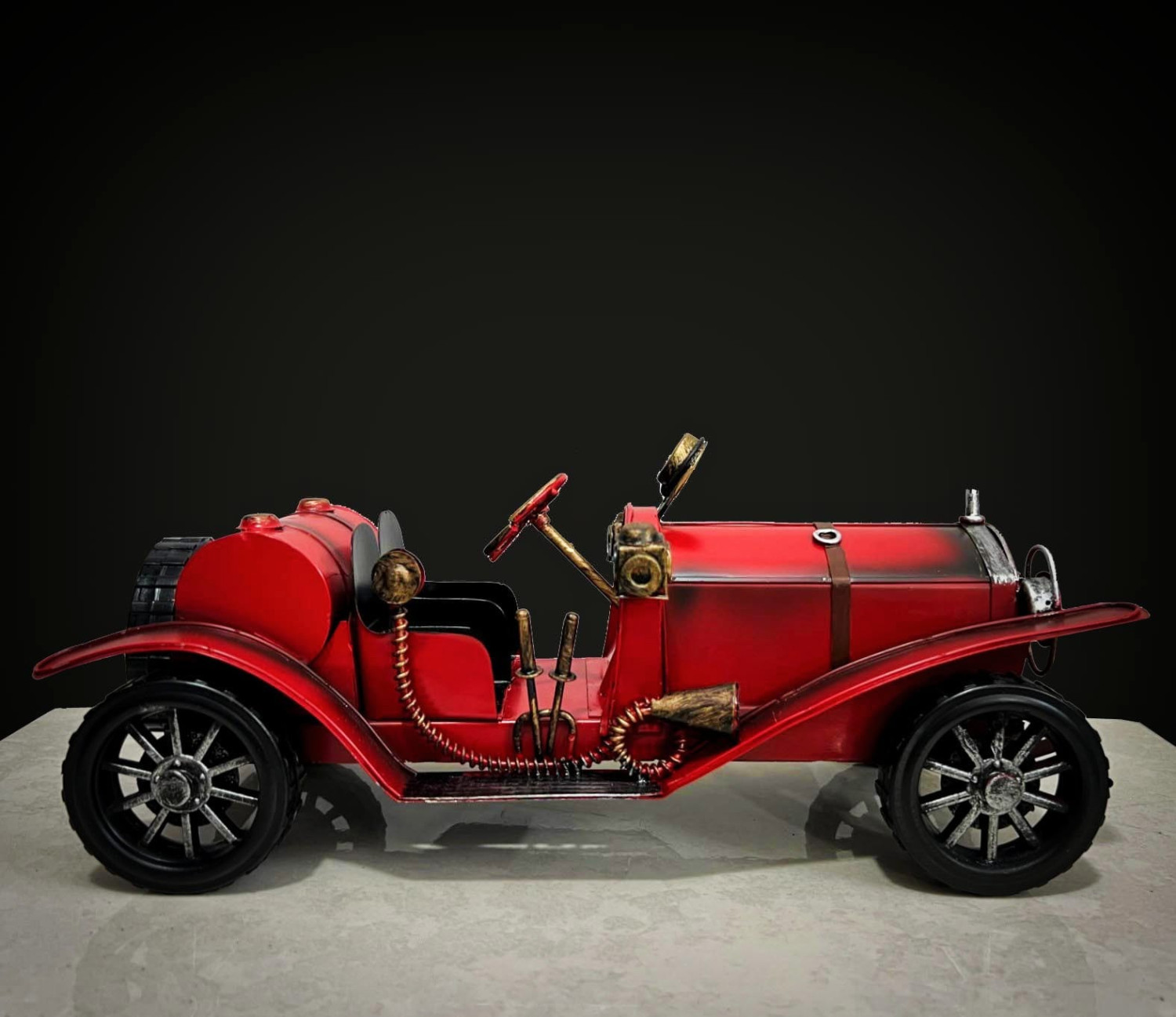 Metal Vintage Car Red