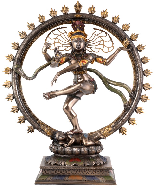 Copper Finish Natraj Statue