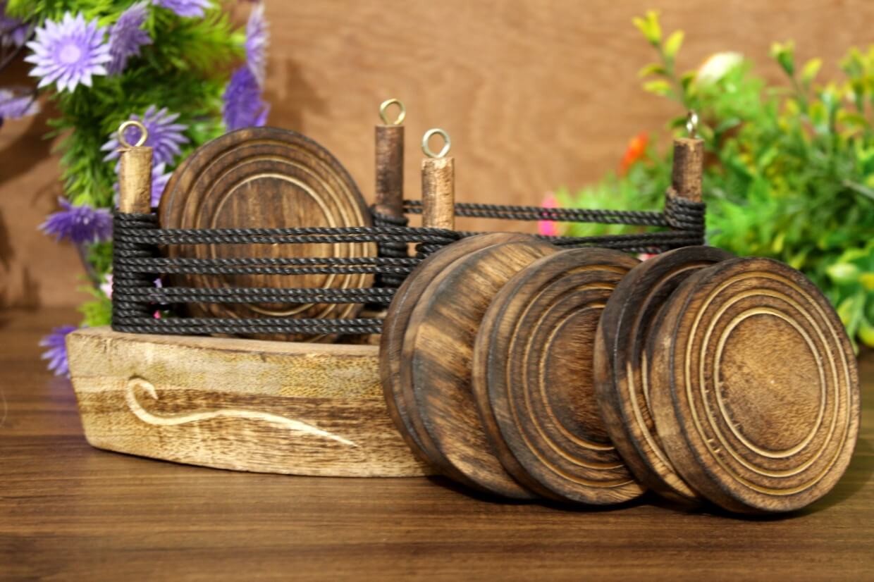 BOAT STYLE TEA COSTER