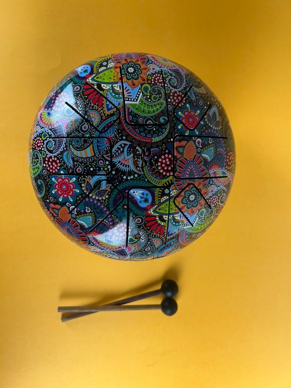 PRINTED MUSICAL HAPPY DRUM