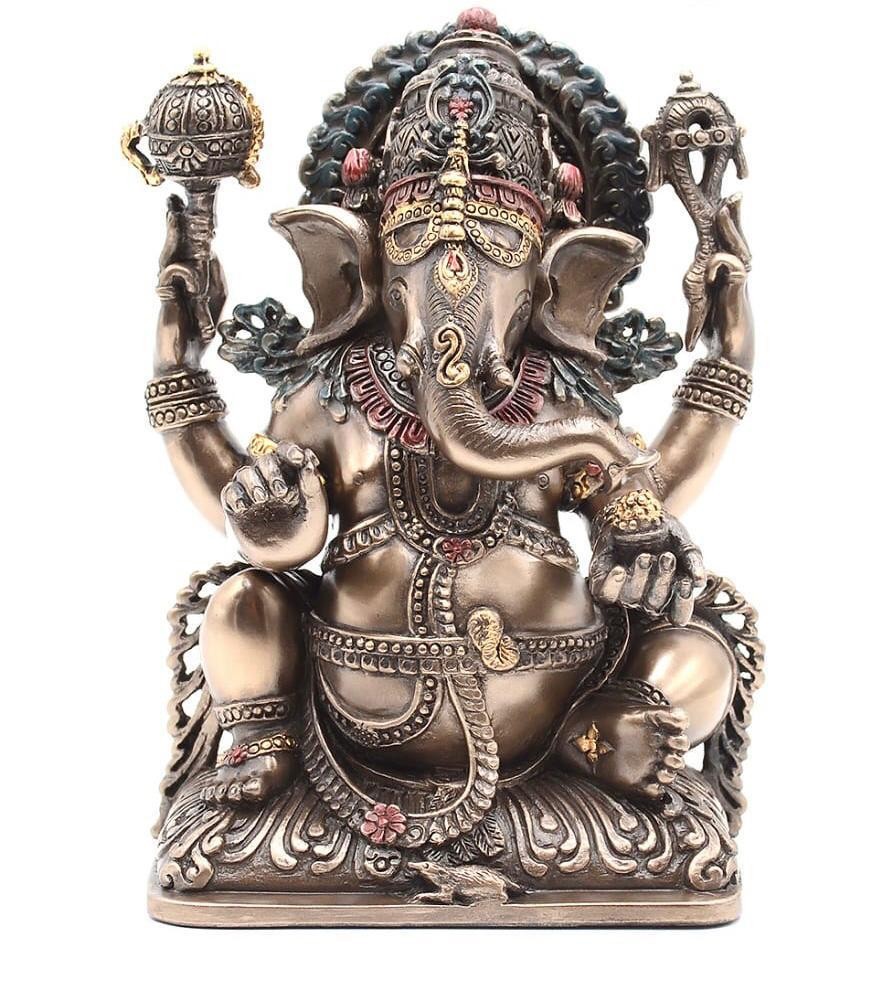 Blessing Sitting Ganesha Statue