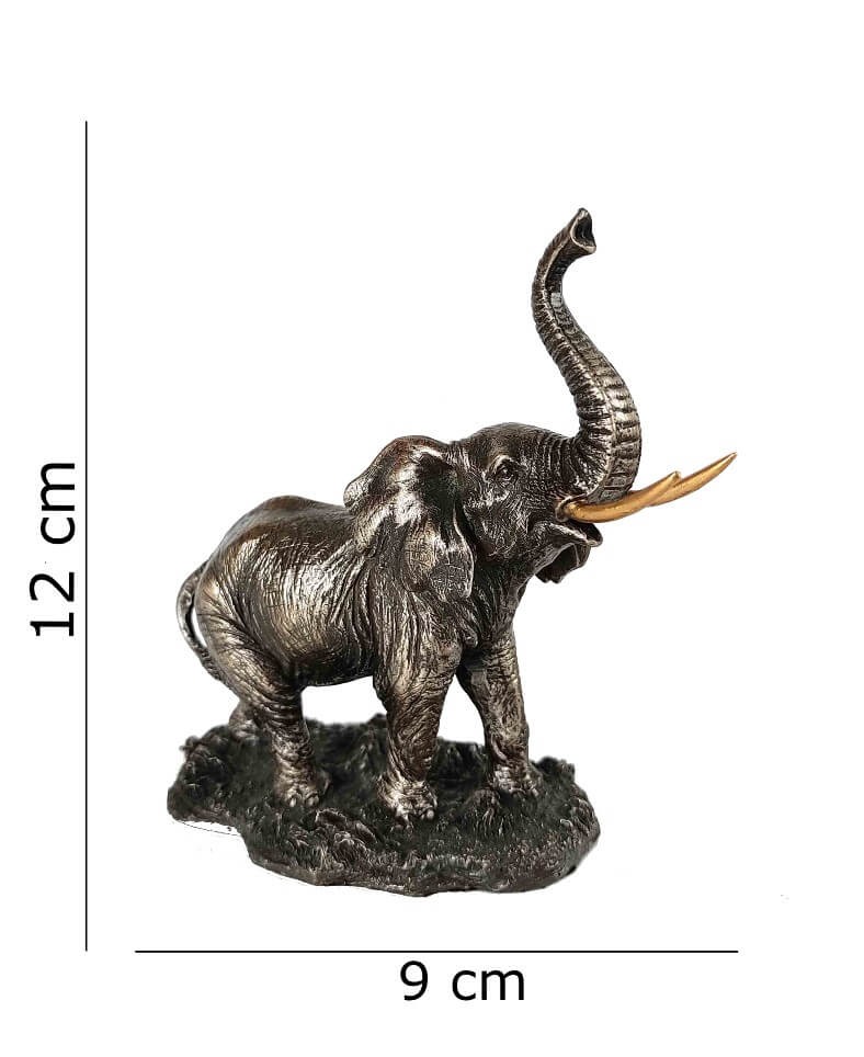 PR Elephant African Mini Statue