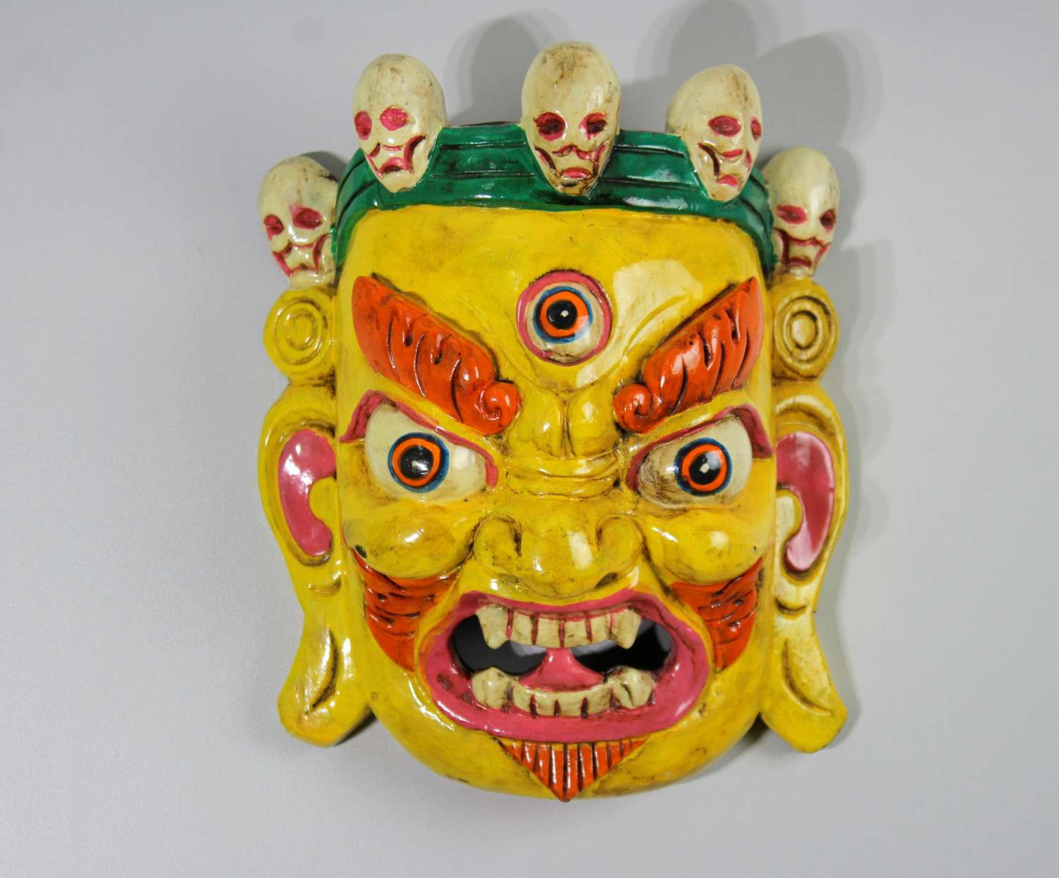 Wooden Bhairaw Mask