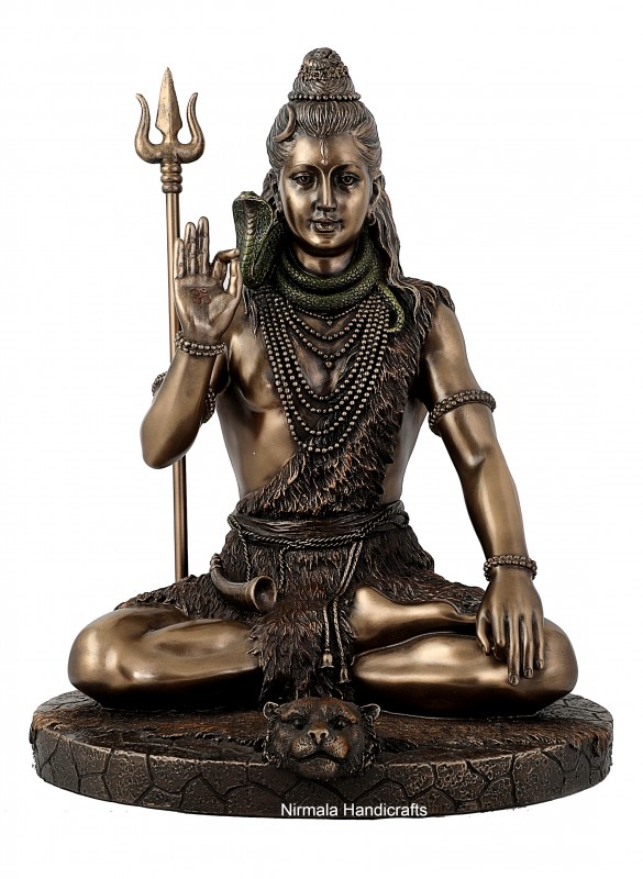 Copper Finish Sitting Shiva