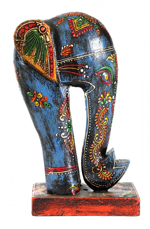 WOODEN ELEPHANT TRUNK EMBOSED