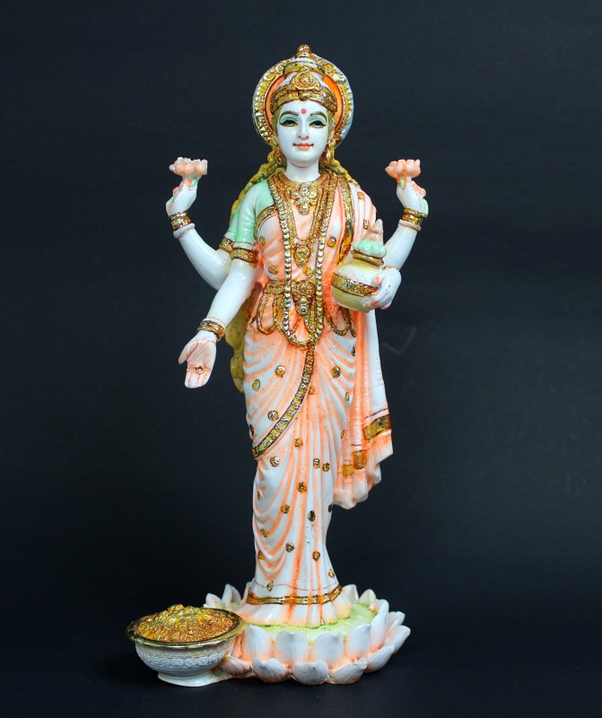 M.D. SUPERFINE STANDING LAXMI STATUE