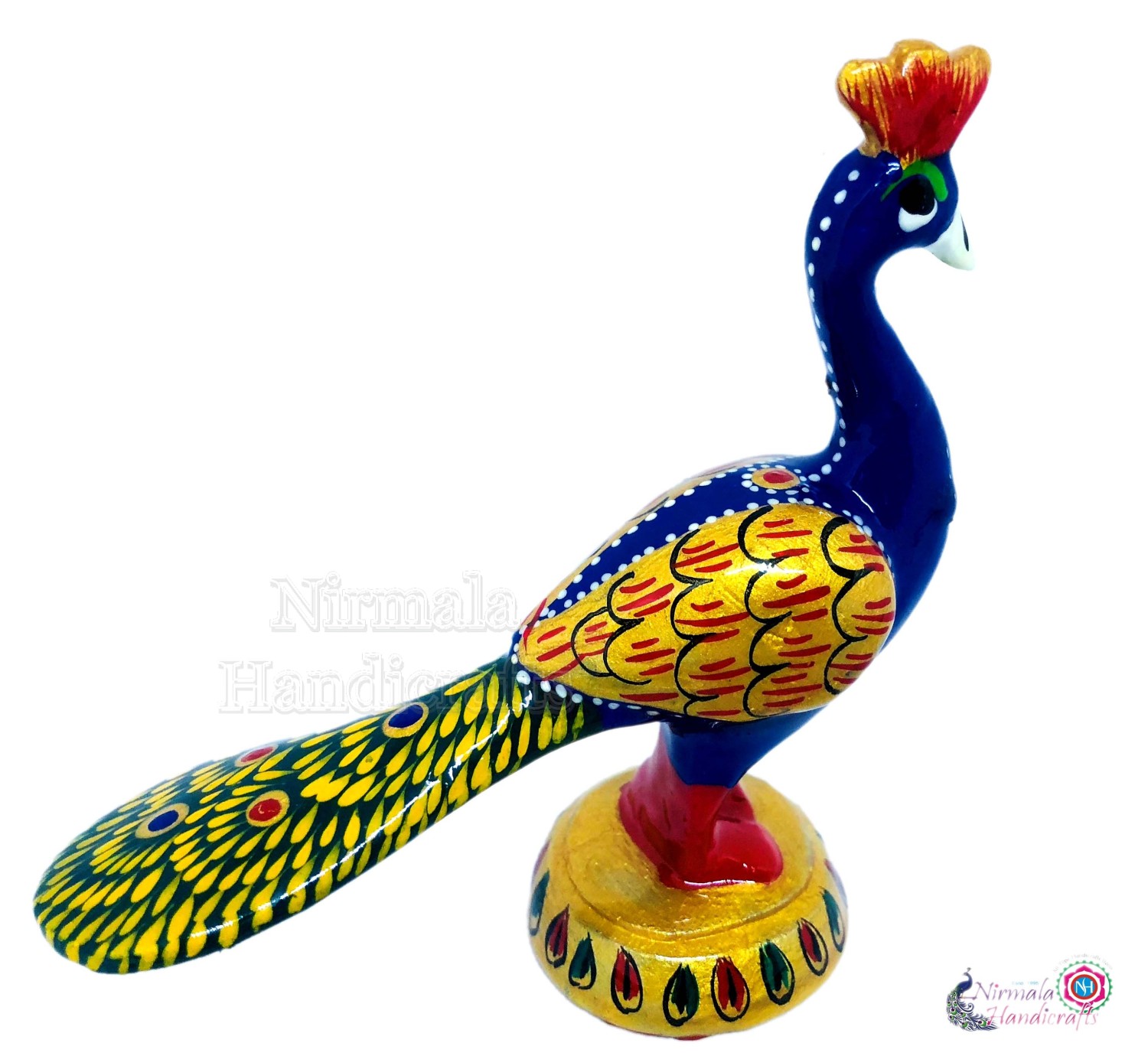 walking Peacock with Base