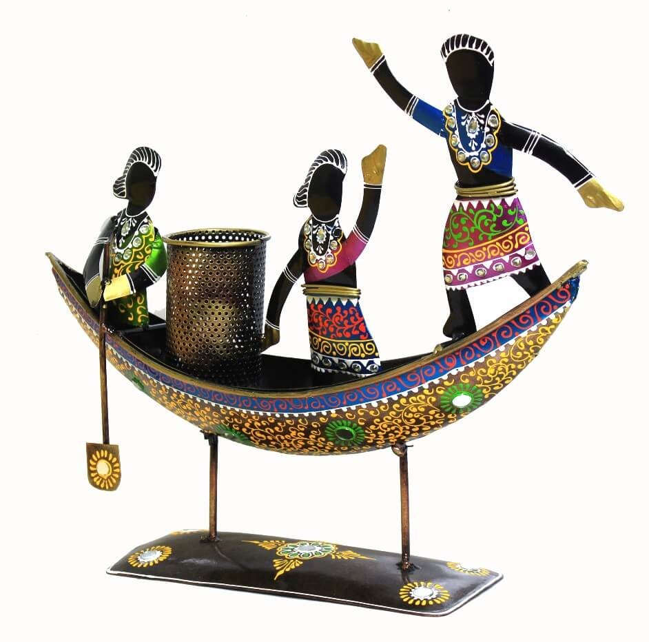 Boat with Man Pen Stand