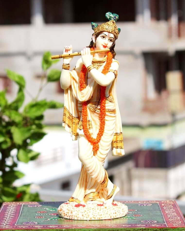 KRISHNA STANDING WITH FLUTE