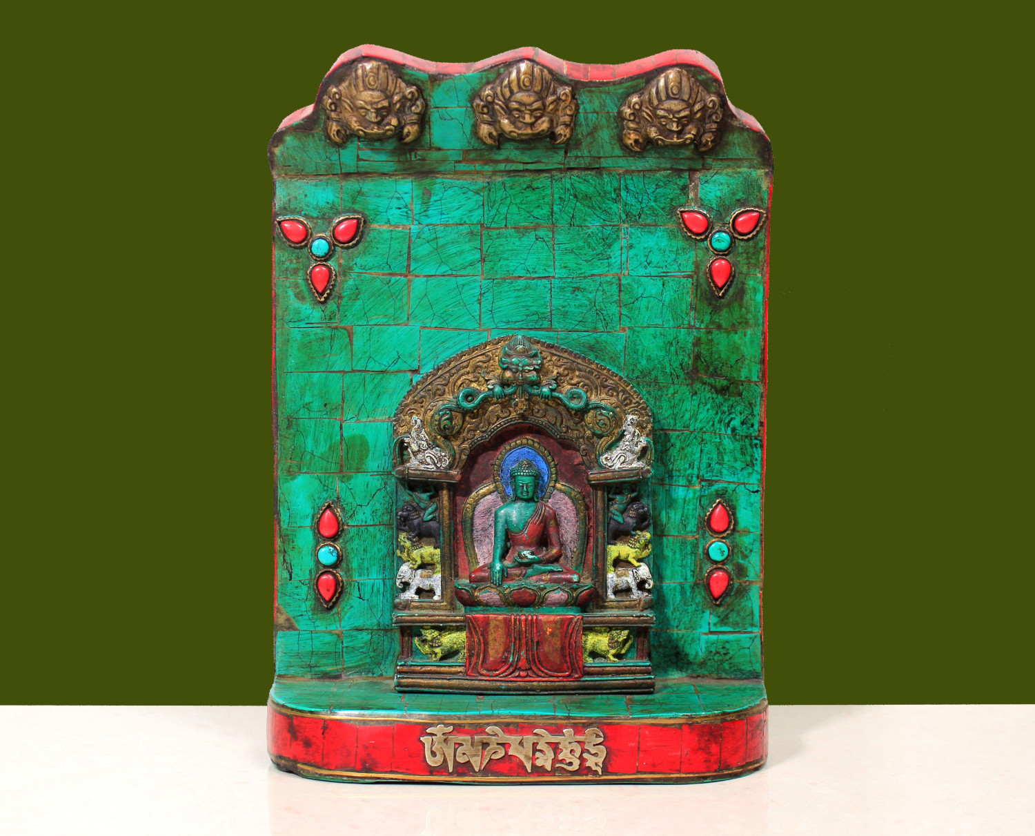 Resin Buddha Temple Stone Work