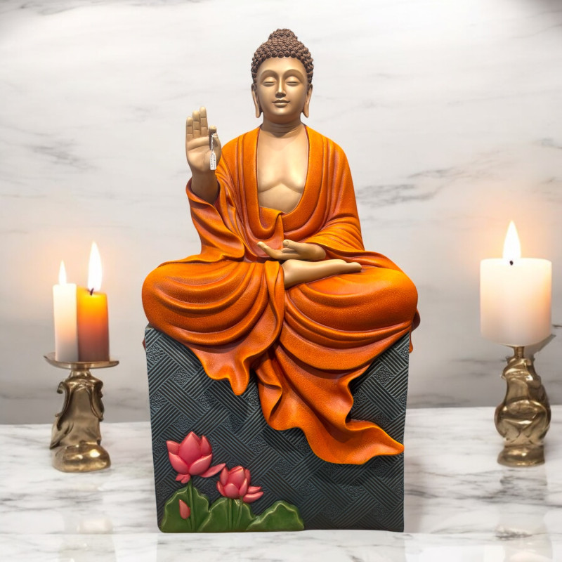 Resin Blessing Buddha Sitting