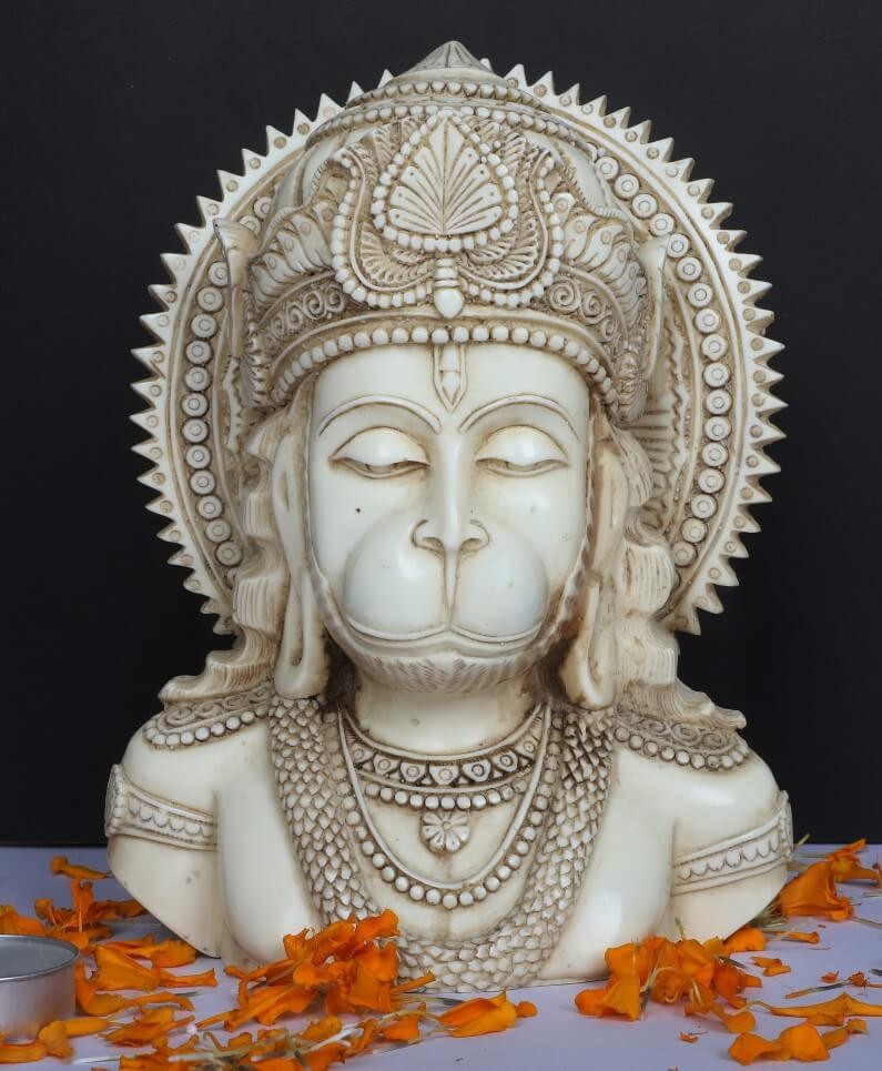 MD HANUMAN BUST STATUE