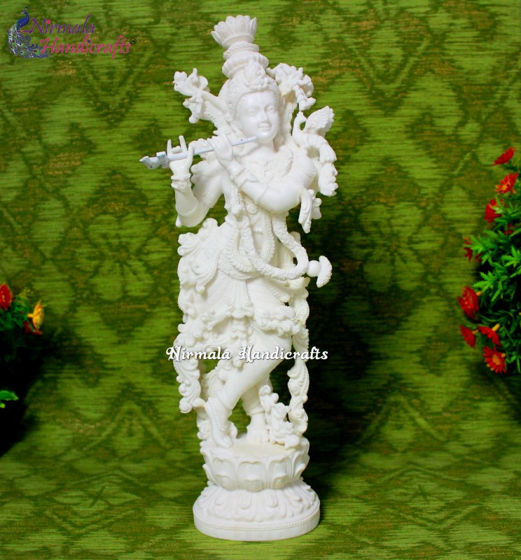 WHITE M.D. KRISHNA STATUE