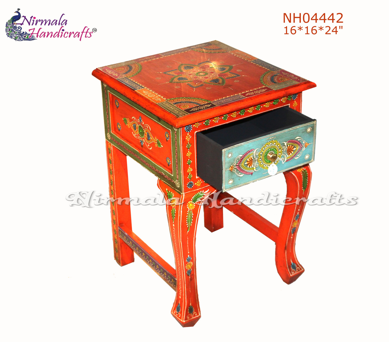 Wooden 1 Drawer Chest Face