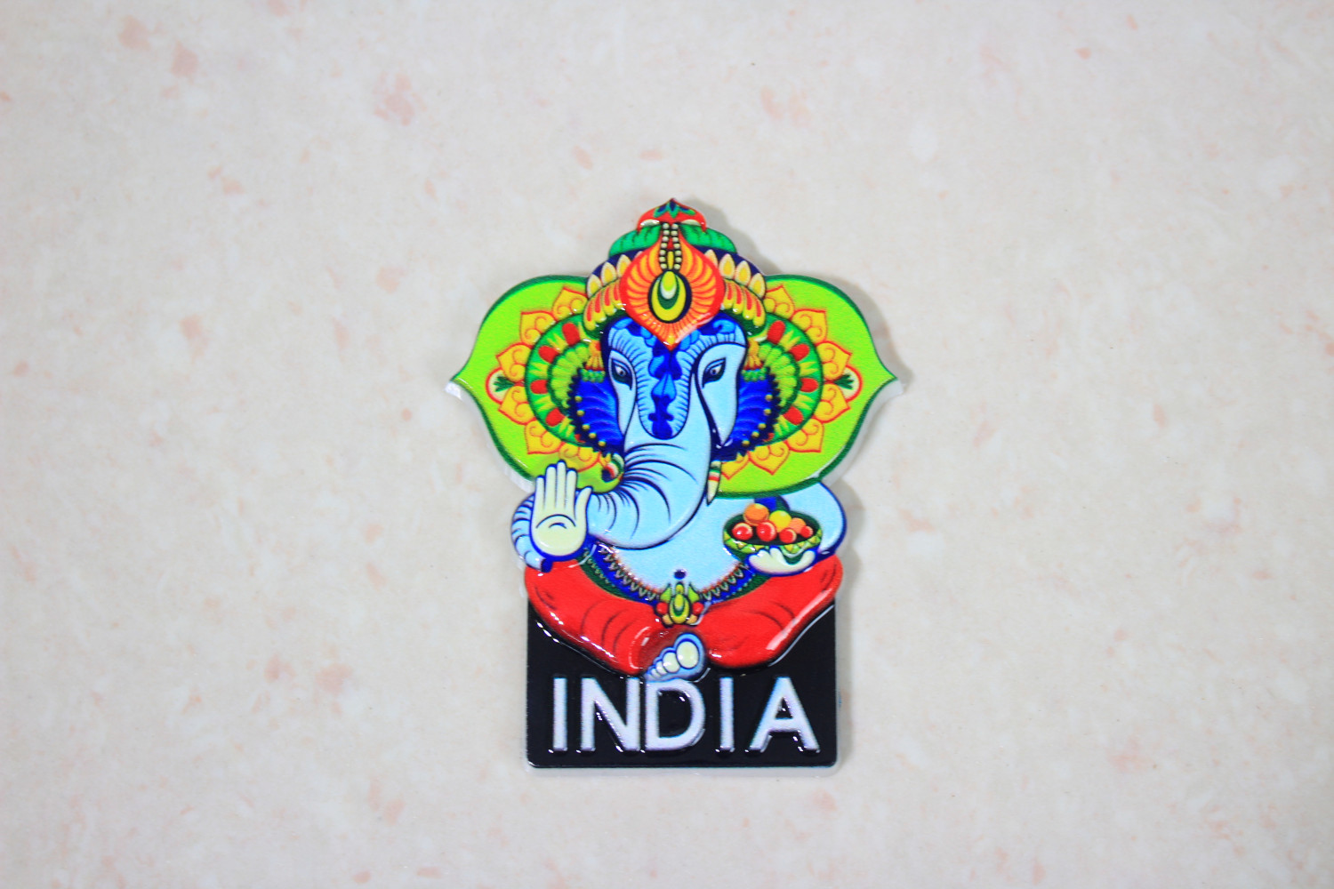 Ceramic Elephant Head Magnet