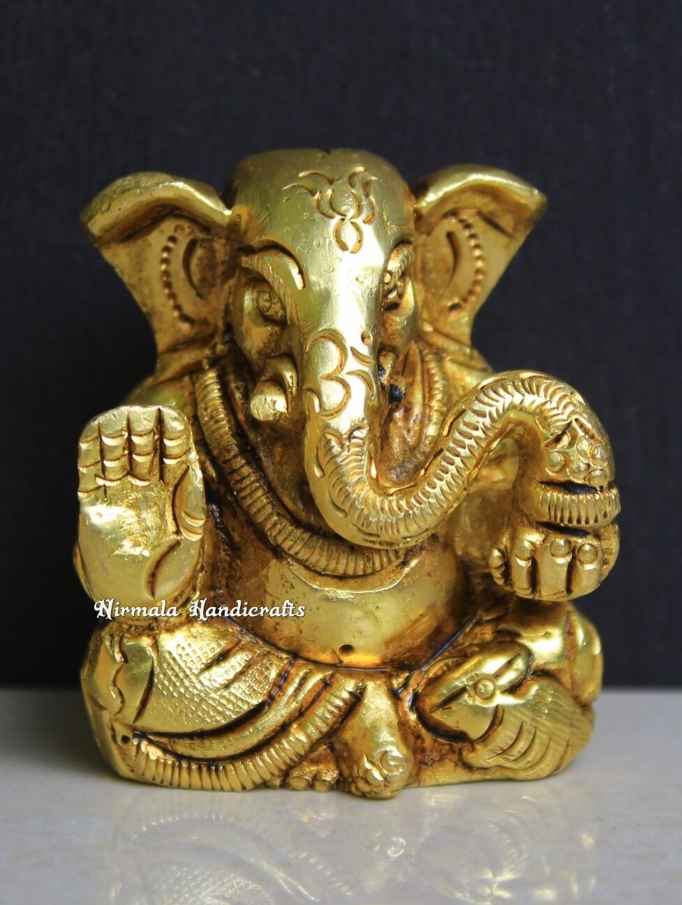 Brass Appu Ganesh Statue