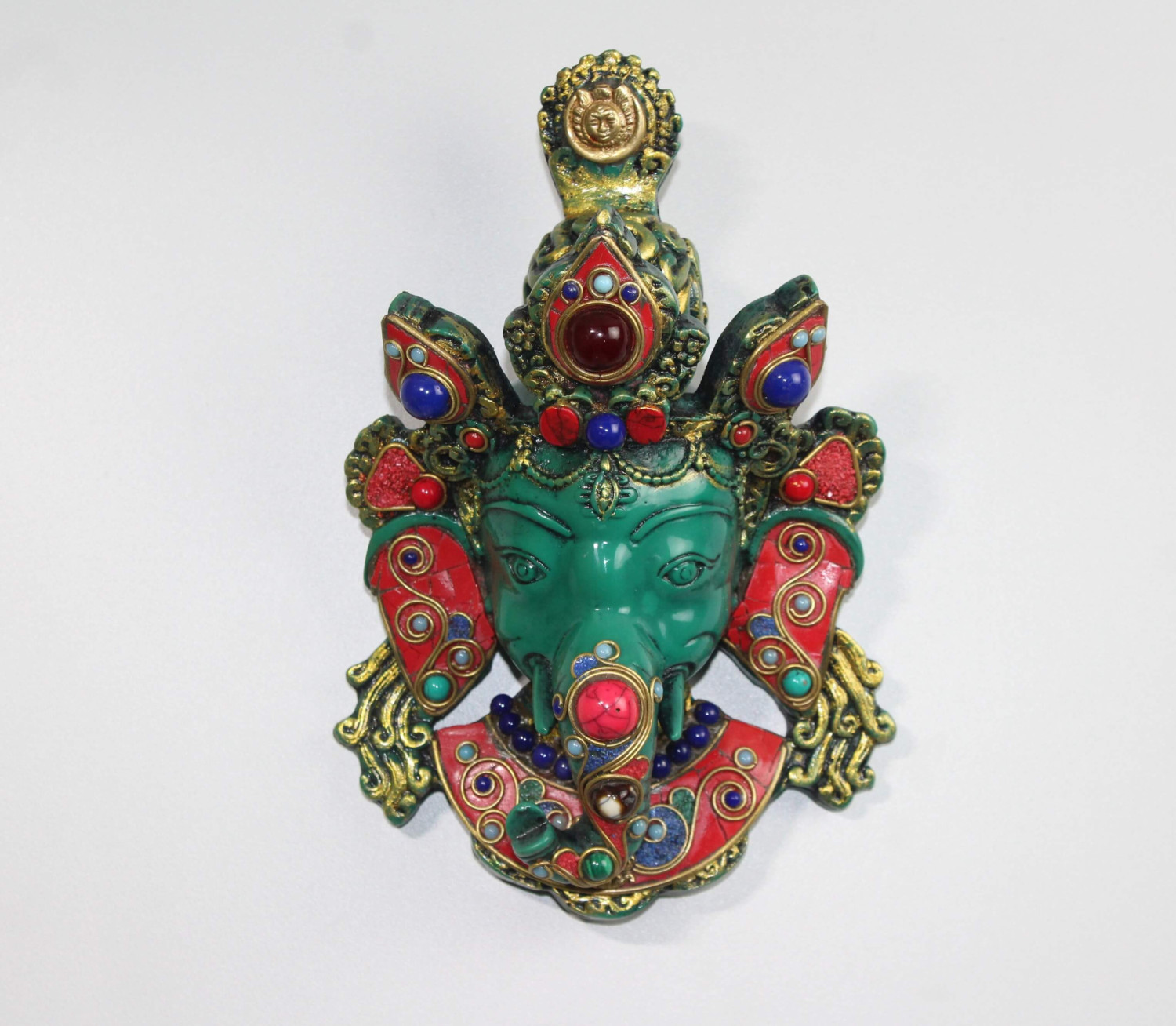Resin Ganesh Mask Stone Work