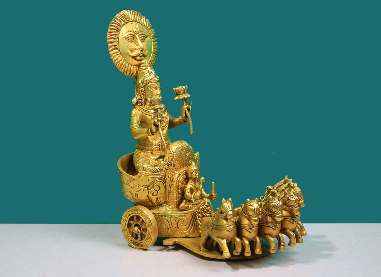 Brass Surya Rath