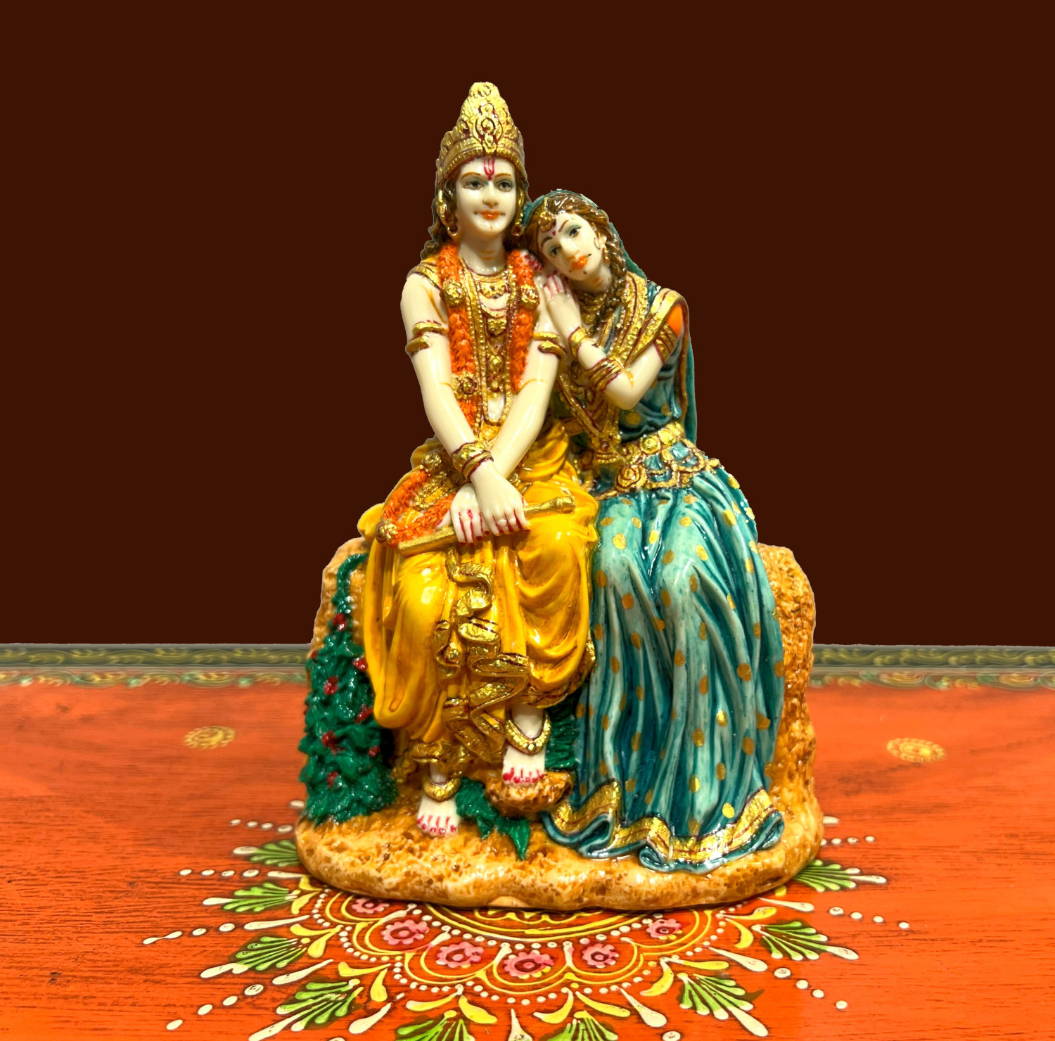 MD Superfine Radha Krishna Sitting