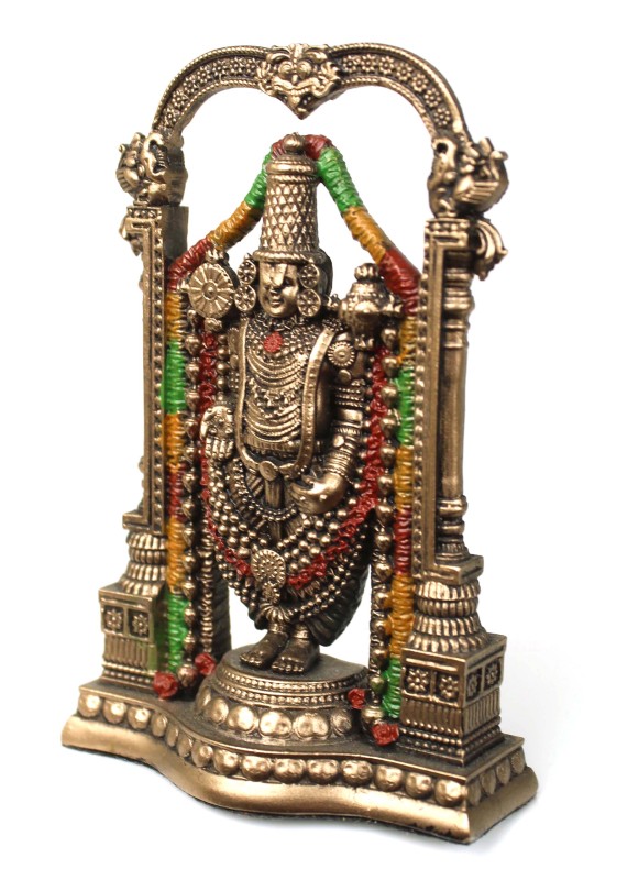 Copper Finish Tirupati Balaji Statue