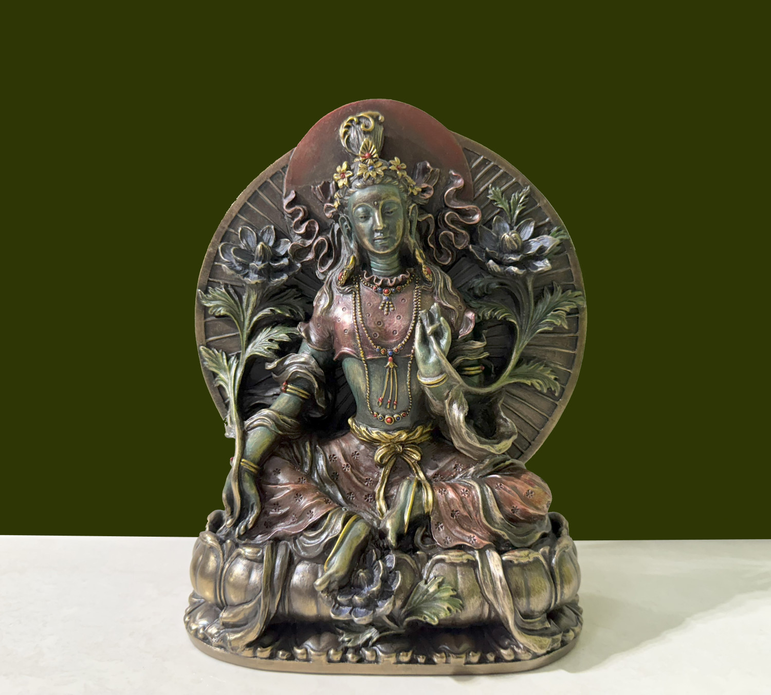 Polyresin Tara Statue