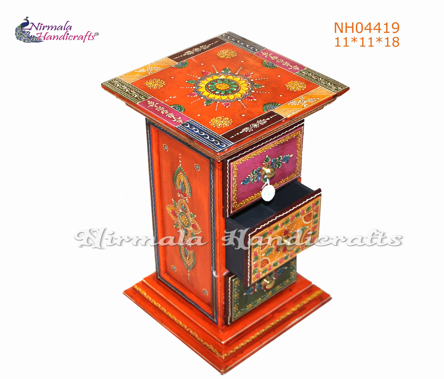 WOODEN 3 DRAWER OPM LEG