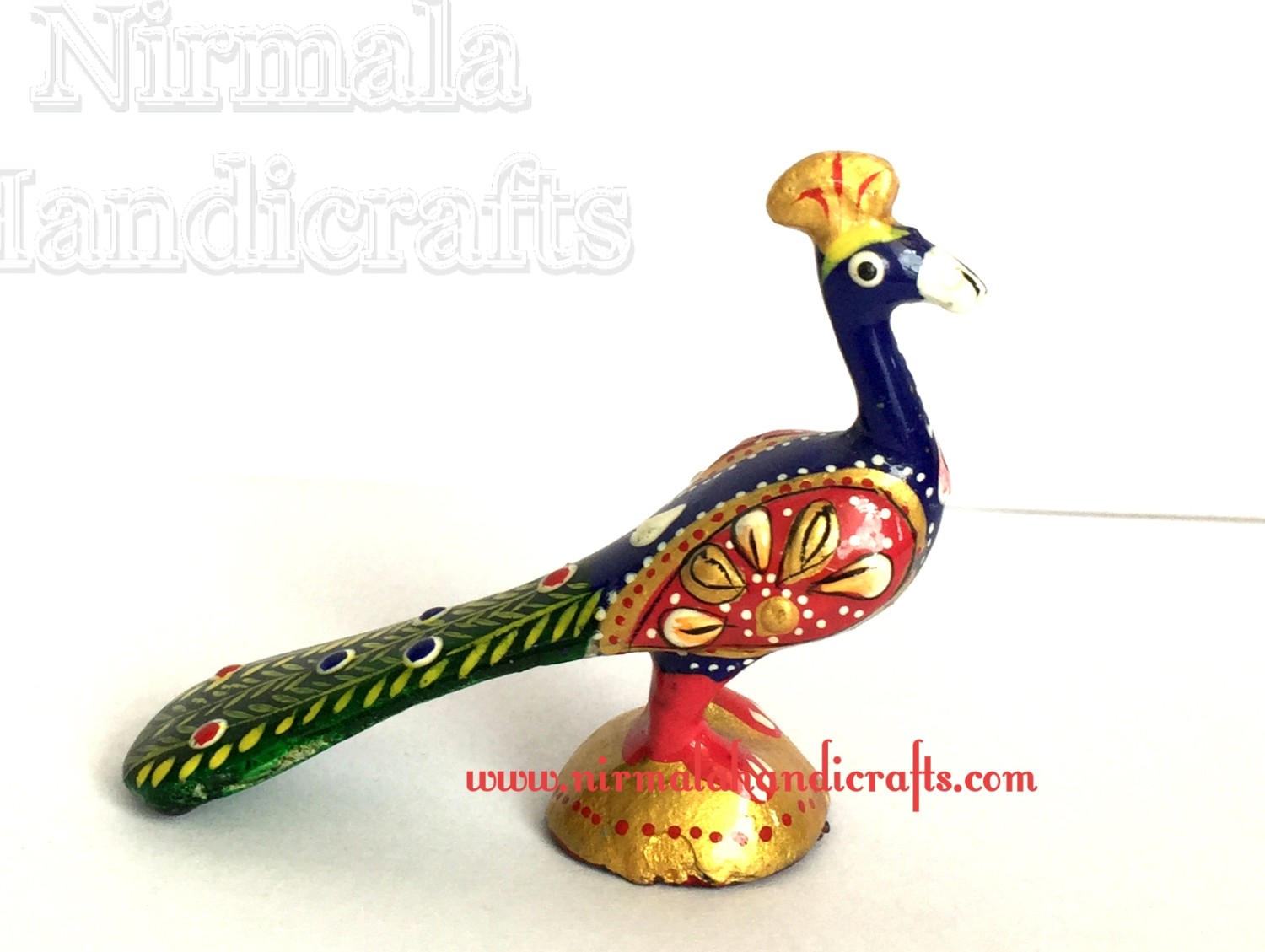 WALKING PEACOCK WITH BASE