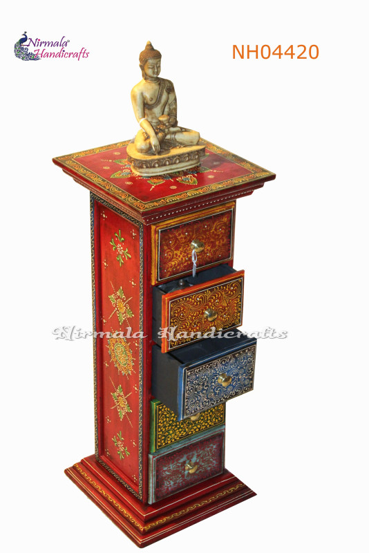 WOODEN 5 DRAWER OPM LEG