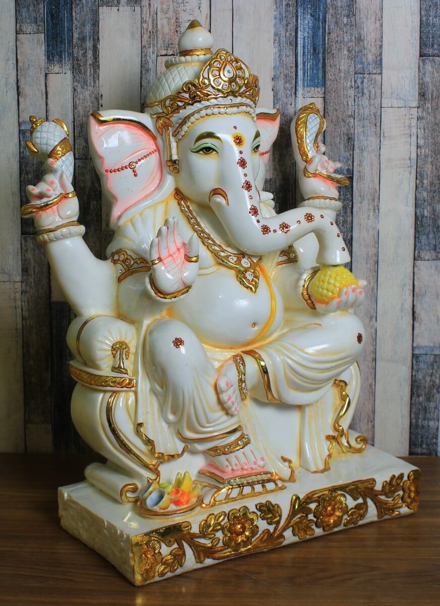 Marble Dust Superfine Big Ganesh Statue